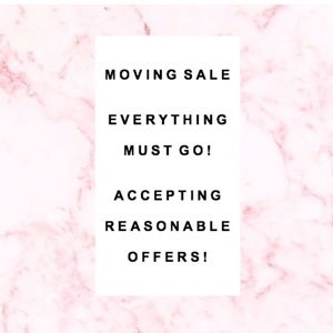 MOVING SALE!! ACCEPTING REASONABLE OFFERS!